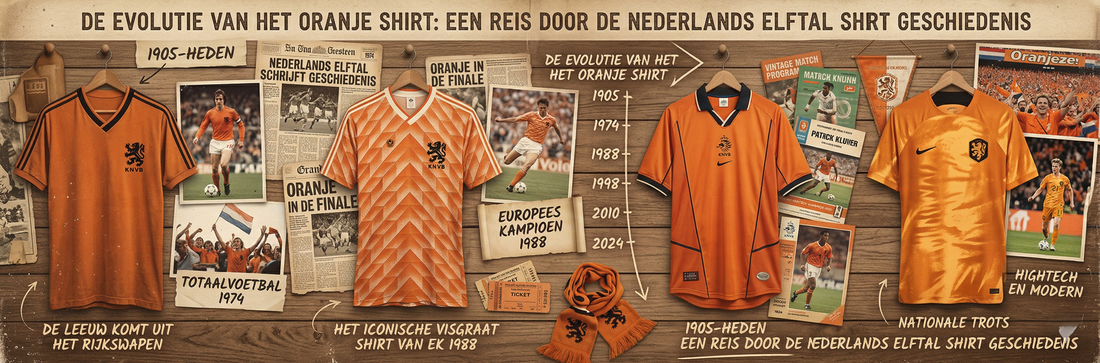 De Evolutie van het Oranje Shirt: Een Reis door de Nederlands Elftal Shirt Geschiedenis