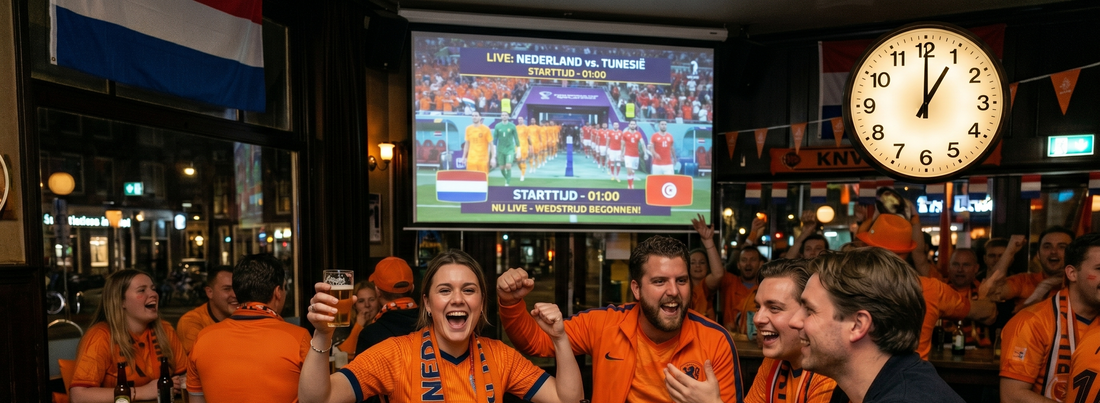 WK kijken om 01:00 's nachts: de Oranje nachtgids voor Nederland-Tunesië
