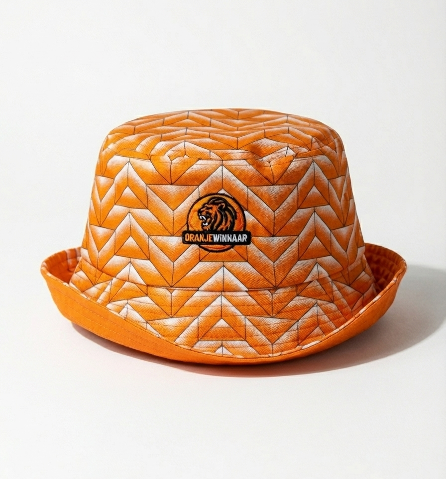 Oranje Vissershoed '88 | Retro Bucket Hat - Klaar voor WK 2026